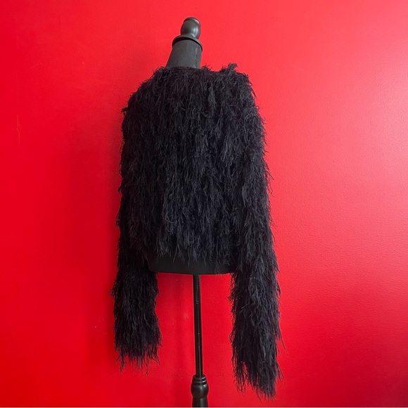 Black Shaggy Sweater S - Picture 6 of 7